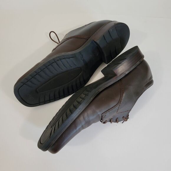 Havana Joe Mens Lace Up Derby Leather Shoes Brown Sz  45 US 11 main image 4